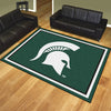 Michigan State University 8ft. x 10 ft. Plush Area Rug