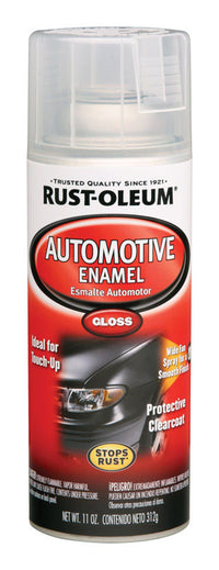 Rust-Oleum Automotive Gloss Clear Enamel Spray Paint 11 oz (Pack of 6).