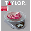 Taylor Silver Digital Food Scale 6.6 lb