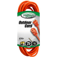 Southwire Outdoor 25 ft. L Orange Extension Cord 16/2 SJTW