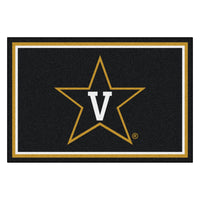 Vanderbilt University 5ft. x 8 ft. Plush Area Rug