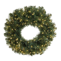 Celebrations 24 in. D LED Prelit Warm White Cascading Wreath (Pack of 4)