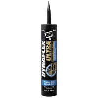 DAP Dynaflex Ultra Black Advanced Latex Waterproof Sealant 10.1 oz. (Pack of 12).