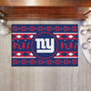 NFL - New York Giants Holiday Sweater Rug - 19in. x 30in.