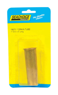 Seachoice Brass 3 in. L X 1 in. W Drain Tube