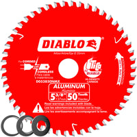 Diablo 5-3/8 in. Dia. x 20 mm Carbide Circular Saw Blade 50 teeth 1 pk