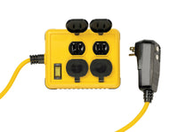 Southwire Yellow Jacket 6 ft. L 4 outlets Workshop Power Box Yellow