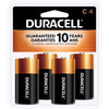 Duracell Coppertop C Alkaline Batteries 4 pk Carded