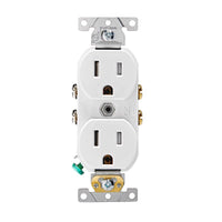 Leviton 15 amps 125 V Duplex White Outlet 5-15R 10 pk