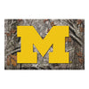 University of Michigan Camo Rubber Scraper Door Mat