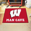 University of Wisconsin Man Cave Rug - 34 in. x 42.5 in.