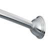 Moen Adjustable Curved Shower Rod 72 in. L Chrome