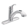 Moen Renzo One Handle Stainless Steel Pull-Out Kitchen Faucet