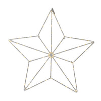 Celebrations LED Warm White Star Silhouette 15 in. Hanging Decor