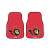 NHL - Ottawa Senators Carpet Car Mat Set - 2 Pieces