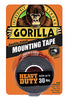 Gorilla 1 in. W x 60 in. L Mounting Tape Black (Pack of 6)