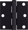 National Hardware 3 in. L Black Door Hinge 1 pk