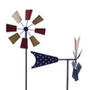 Alpine Metal Assorted 52 in. H Patriotic Windmill