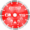 Diablo 6 in. D X 7/8 in. Diamond Masonry Cut-Off Disc 1 pk