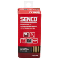 Senco 1/4 in. W X 1-1/4 in. L Galvanized Finish Staples 18 Ga. 1000 pk