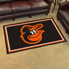 MLB - Baltimore Orioles 4ft. x 6ft. Plush Area Rug