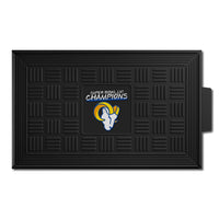 Los Angeles Rams Super Bowl LVI Heavy Duty Vinyl Medallion Door Mat - 19.5in. x 31in.