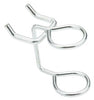 National Hardware Zinc Plated Silver Steel Tool Holder Peg Hooks (Pack of 6)