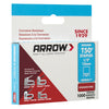 Arrow Fastener 1/2 in. L x 3/8 in. W Stainless Steel Flat Crown Heavy Duty Staples 18 Ga. (Pack of 5)