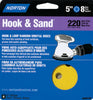 Norton Hook & Sand 5 in. Aluminum Oxide Hook and Loop A290 Sandpaper Vacuum Disc 150 Grit Fine 4 pk