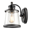 Globe Electric Charlie 1-Light Oil Rubbed Bronze Rustic Wall Sconce