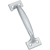 National Hardware 6-1/2 in. L Zinc-Plated Silver Steel Door Pull