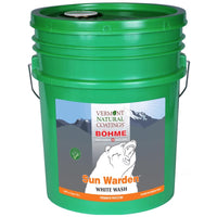 Vermont Natural Coatings Sun Warden Flat Whitewash Water-Based Waterborne Wood Finish 5 gal