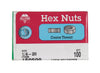 Hillman 1/4 in. Zinc-Plated Steel USS Hex Nut 100 pk