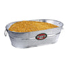 Behrens Silver Galvanized Steel Oval Tub 10.5 gal. Capacity