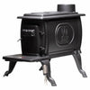 US Stove Log Wood EPA Certified 900 sq ft Vintage Wood Burning Stove