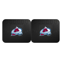 NHL - Colorado Avalanche Back Seat Car Mats - 2 Piece Set