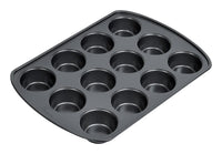 Wilton 15 In. W X 10.5 In. L Muffin Pan Gray