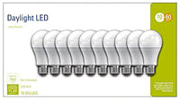 GE A19 E26 (Medium) LED Bulb Daylight 60 Watt Equivalence 10 pk