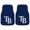 MLB - Tampa Bay Rays Carpet Car Mat Set - 2 Pieces