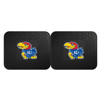 University of Kansas Back Seat Car Mats - 2 Piece Set