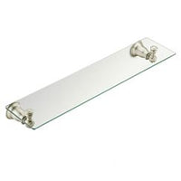 BRUSHED NICKEL VANITY SHELF