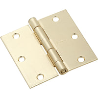 V512 3-1/2" SQR Hinge 3/pk - Satin Brass