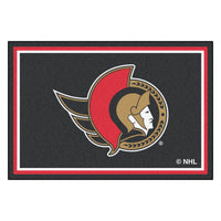 NHL - Ottawa Senators 5ft. x 8 ft. Plush Area Rug