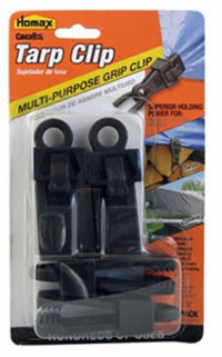 Homax Cinchtite Plastic Tarp Clip Black