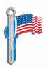 Lucky Line Key Shapes American Flag House Key Blank Double sided For Kwikset KW1/11 (Pack of 5)