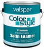 Valspar 44-26900 GL 1 Gl Wt ColorStyle® Interior Latex Satin Enamel Wall Paint (Pack of 4)