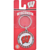 Hillman NCAA Metal Silver Split Ring Keychain (Pack of 3)