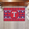 MLB - Texas Rangers Holiday Sweater Rug - 19in. x 30in.