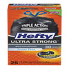 Hefty Ultra Flex 30 gal. Trash Bags Drawstring 25 pk (Pack of 6)