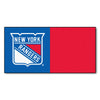 NHL - New York Rangers Team Carpet Tiles - 45 Sq Ft.